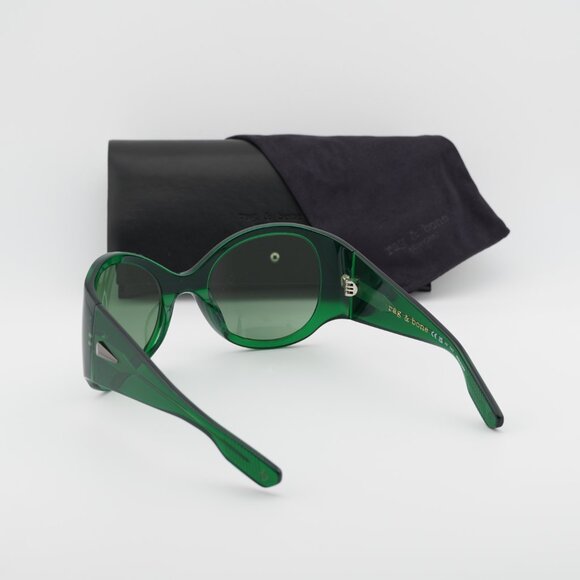 Rag & Bone RNB6004/S 01ED QT Sunglasses Green Butterfly Frame, Green Lenses - Picture 9 of 9